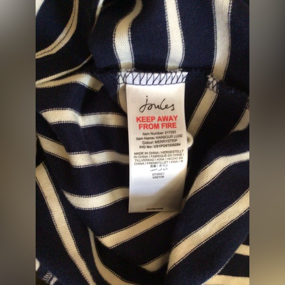 🆕JOULES HARBOUR LUXE MERRY STRIPED KNIT TOP(Sz 2) - Picture 13 of 16